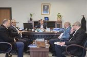 Belediye Başkanı Aydın, Ulaşım Daire Başkanı Rüştü Şanlı’yı ziyaret etti