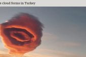 Bursa’da görülen merceksi bulut, dünyanın gündemine oturdu