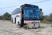 Kayseri- Niğde yolunda yolcu otobüsü şarampole devrildi